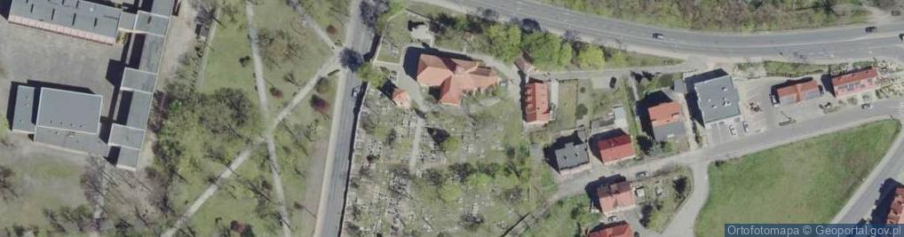 Zdjęcie satelitarne Parafialny na Górce w Żaganiu