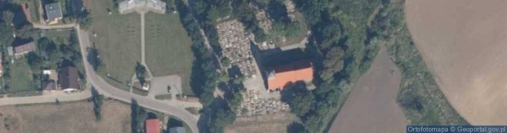 Zdjęcie satelitarne Parafialny przykościelny w Lubiszewie Tczewskim