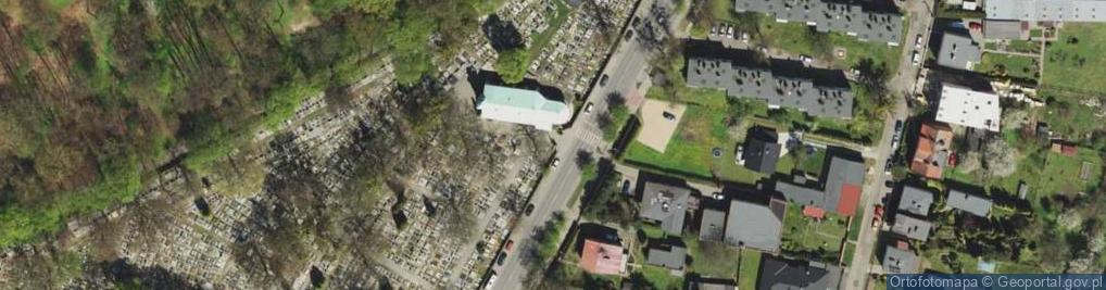 Zdjęcie satelitarne Parafialny św. Anny w Tarnowskich Górach
