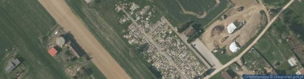 Zdjęcie satelitarne Parafialny w Łanach