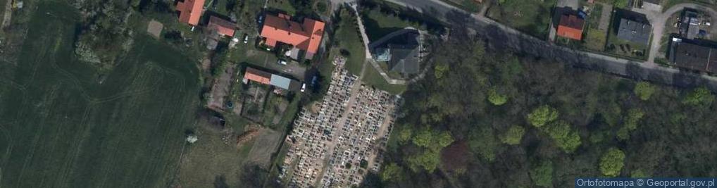 Zdjęcie satelitarne Parafialny w Starych Drzewcach