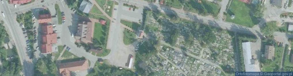 Zdjęcie satelitarne Parafialny w Wiśniowej