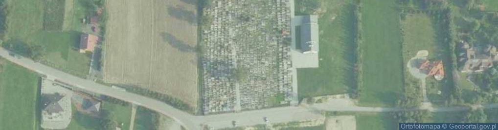 Zdjęcie satelitarne parafialny w Zakliczynie