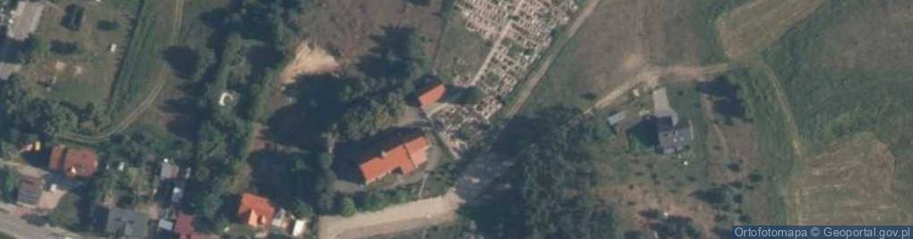 Zdjęcie satelitarne Parafialny we Wdzie