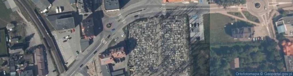 Zdjęcie satelitarne Przy Dworcu
