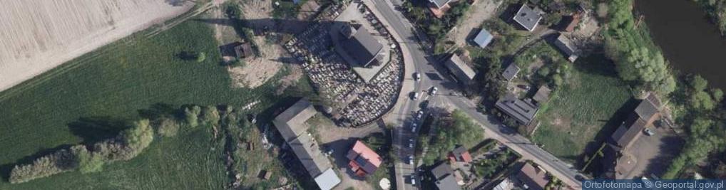 Zdjęcie satelitarne Przykościelny parafialny w Złotorii