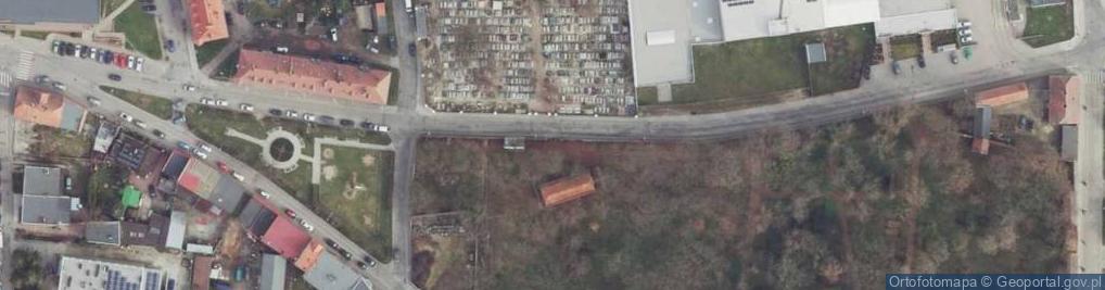 Zdjęcie satelitarne Staromiejski Ewangelicki we Wschowie