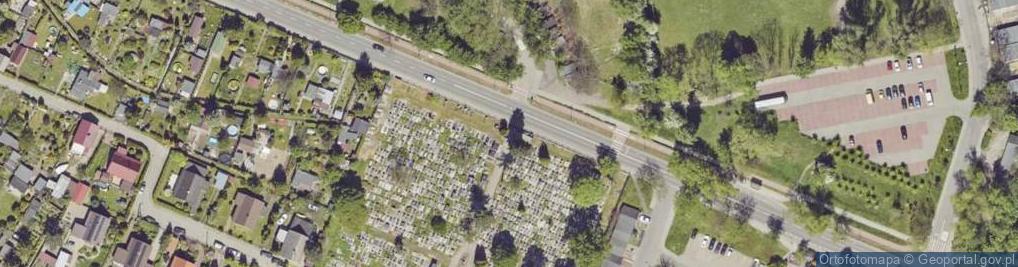 Zdjęcie satelitarne Stary komunalny Nowy Bytom w Rudzie Śląskiej