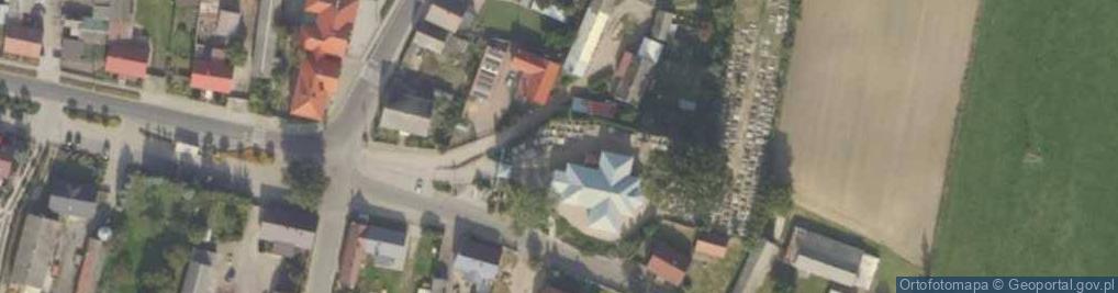 Zdjęcie satelitarne Stary parafialny przykościelny w Boruszynie