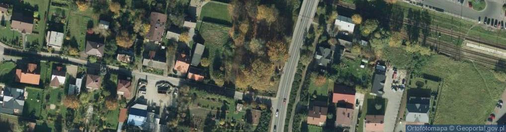 Zdjęcie satelitarne Stary parafialny w Tuchowie