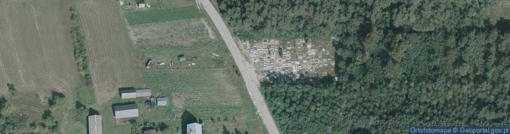 Zdjęcie satelitarne Stary parafialny w Woli Wereszczyńskiej