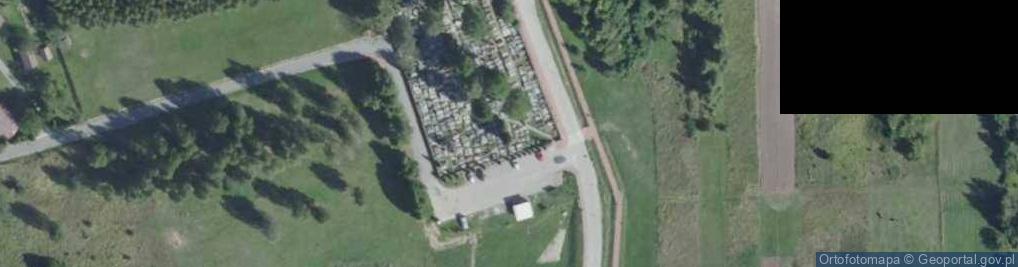 Zdjęcie satelitarne Stary parafialny w Zagnańsku