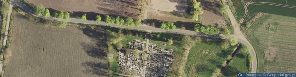 Zdjęcie satelitarne w Polanowicach