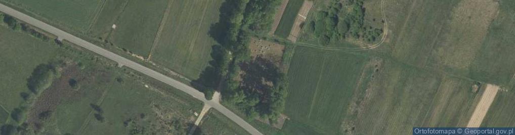 Zdjęcie satelitarne Zabytkowy ewangelicki w Podlesiu