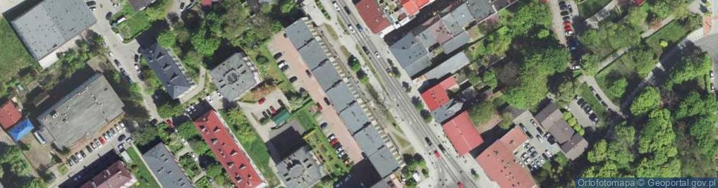 Zdjęcie satelitarne Credit Agricole - Oddział