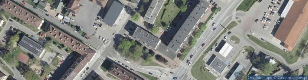 Zdjęcie satelitarne Credit Agricole - Oddział