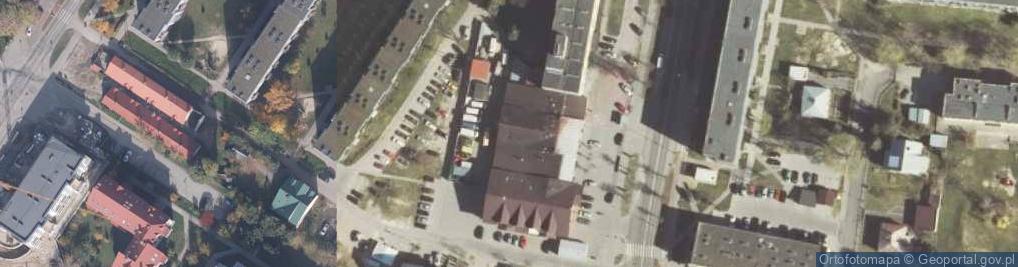 Zdjęcie satelitarne Piekarnia Sklepu nr. 1 F.H.P.U SLAWEX