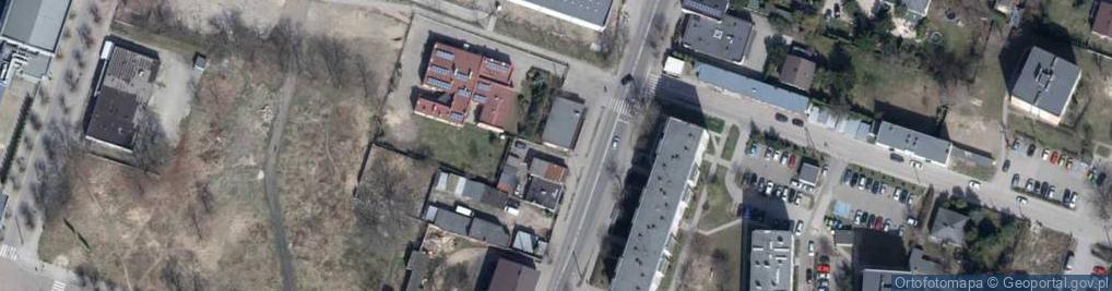 Zdjęcie satelitarne DOZ Apteka Aleksandrów Łódzki