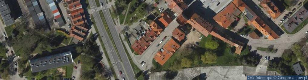 Zdjęcie satelitarne DOZ Apteka Bartoszyce