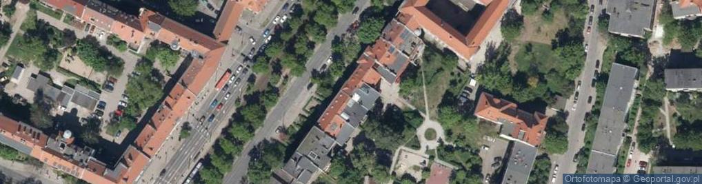 Zdjęcie satelitarne DOZ Apteka. Dbam o Zdrowie. Aksamitna