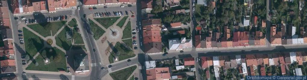 Zdjęcie satelitarne DOZ Apteka Głogów Małopolski