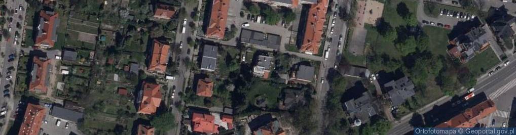 Zdjęcie satelitarne DOZ Apteka Legnica