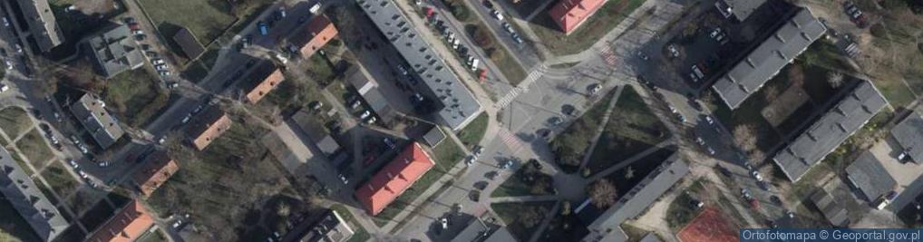 Zdjęcie satelitarne DOZ Apteka Pabianice