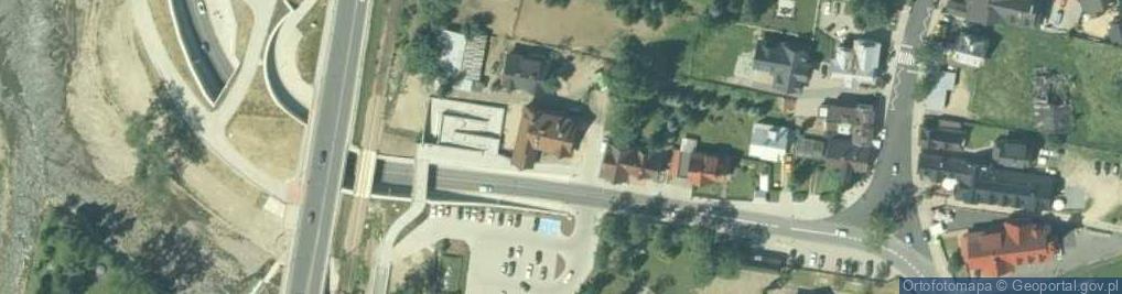 Zdjęcie satelitarne DOZ Apteka Poronin