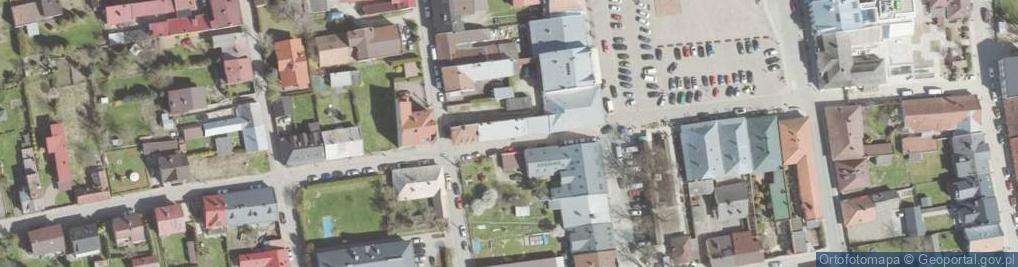 Zdjęcie satelitarne DOZ Apteka Stary Sącz