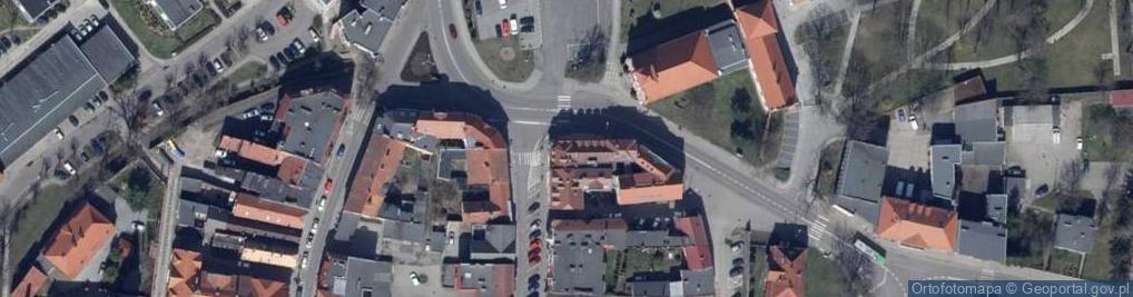 Zdjęcie satelitarne DOZ Apteka Sulechów