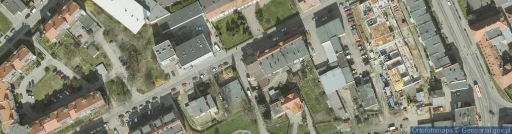 Zdjęcie satelitarne DOZ Apteka Trzebnica