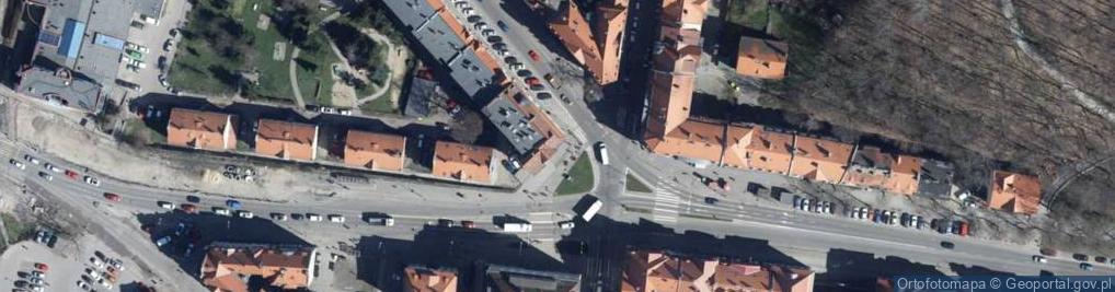 Zdjęcie satelitarne DOZ Apteka Wałbrzych