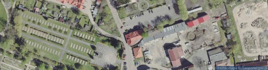 Zdjęcie satelitarne DOZ Apteka Żary