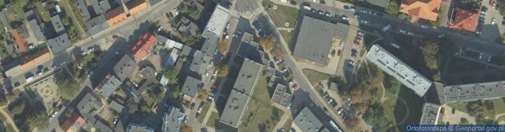 Zdjęcie satelitarne 1.Gabinet Stomatologiczny Danuta Uram 2.Przedsiębiorstwo Usługowo-Handlowe Mirmar Danuta Uram