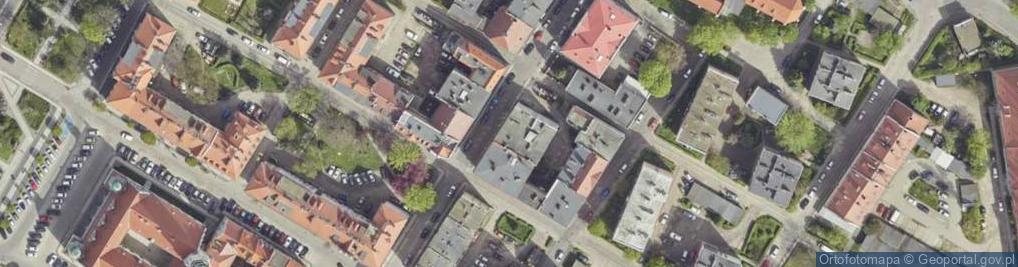 Zdjęcie satelitarne Grupowa Praktyka Lekarzy Stomatologów Optident