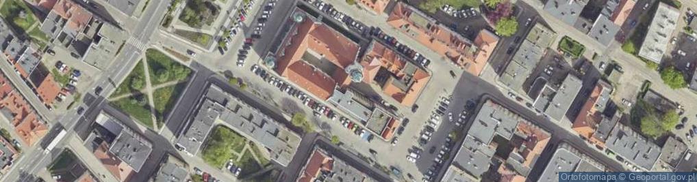 Zdjęcie satelitarne Grupowa Praktyka Lekarzy Stomatologów Optident
