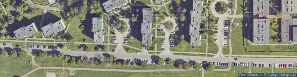 Zdjęcie satelitarne Indywidualna Specjalistyczna Praktyka Dentystyczna DR N Med Borgiel Marek Halina