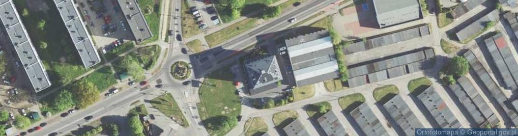 Zdjęcie satelitarne Markiewicz Ryszard 1 Prywatna Praktyka Stomatologiczna 2 Promedica Joanna Markiewicz Ryszard Markiewicz Irena Skulich