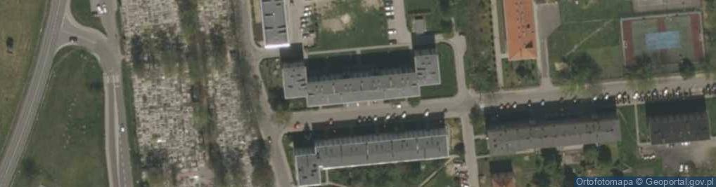 Zdjęcie satelitarne NZOZ Bo Dent Kompleksowe Usługi Stomatologiczne Bożena Bacharz Irena Stróźyk Bonk Joanna Liguda Sałuch