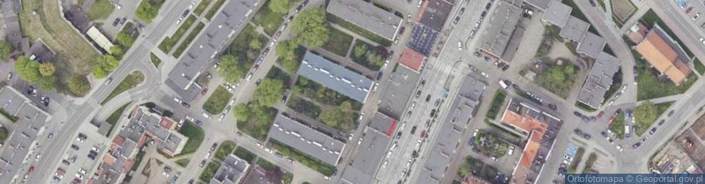 Zdjęcie satelitarne Praktyka Stomatologiczna Lek Chir Stom