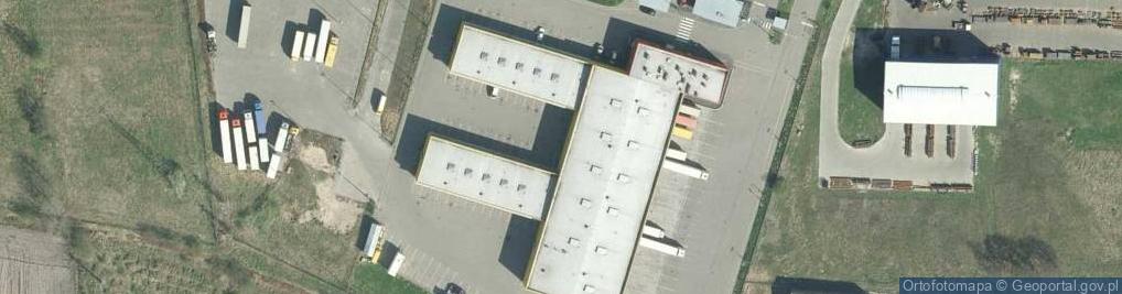 Zdjęcie satelitarne DHL - Oddziały
