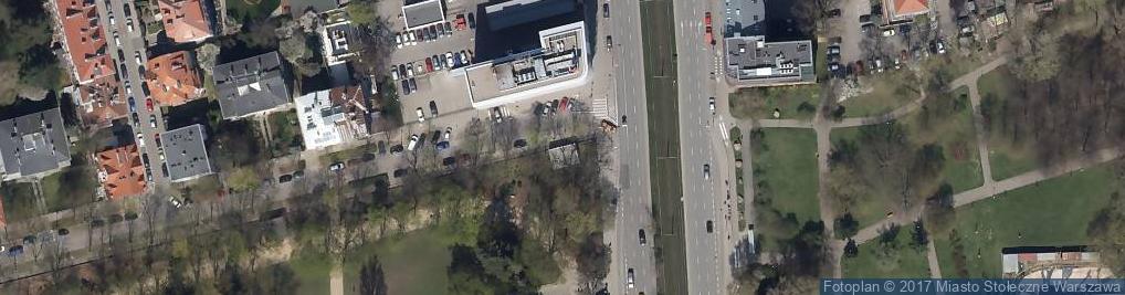 Zdjęcie satelitarne DHL POP 1-Minute Metro Ursynów