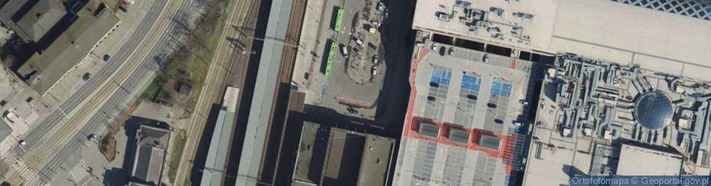 Zdjęcie satelitarne DHL POP 1-Minute PKP Peron 4