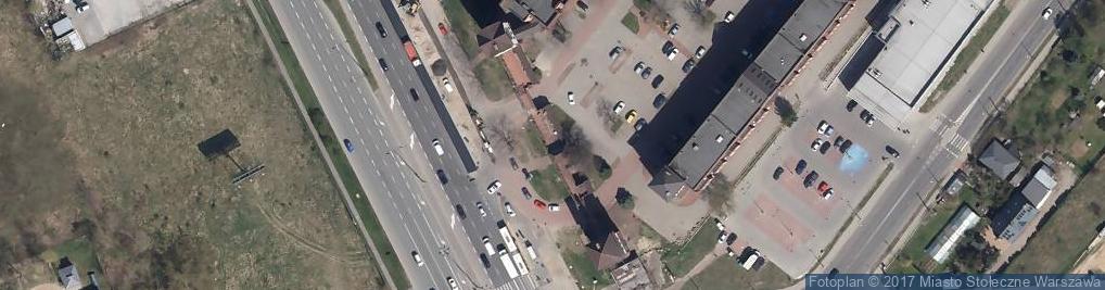 Zdjęcie satelitarne DHL POP epaka.pl Warszawa Białołęka