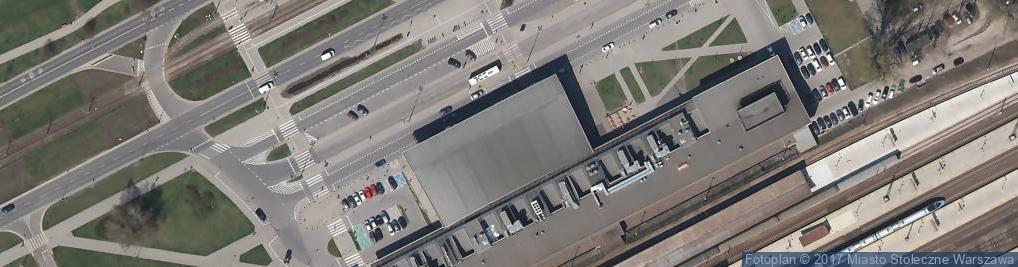 Zdjęcie satelitarne DHL POP Hubiz Dworzec Wschodni