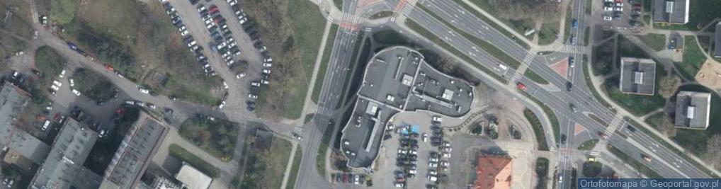 Zdjęcie satelitarne DHL POP Inmedio C.H.U. SrebrnaPromenada