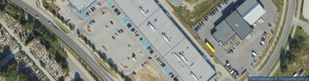 Zdjęcie satelitarne DHL POP Inmedio