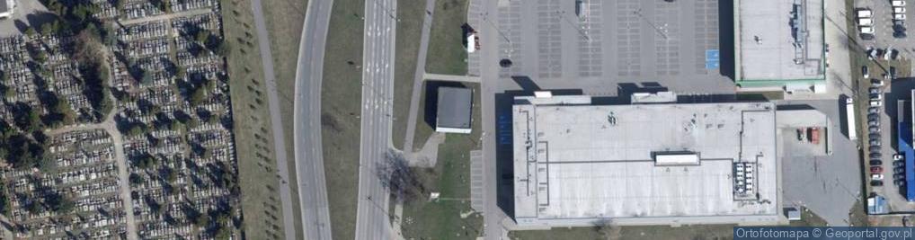Zdjęcie satelitarne DHL POP Kaufland punkt informacyjny