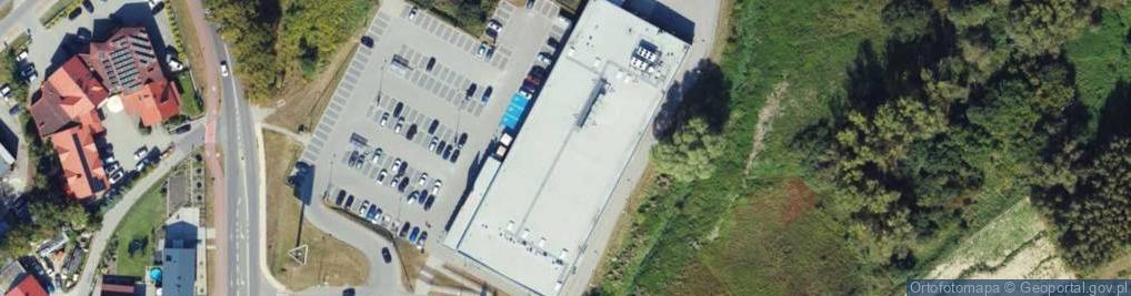 Zdjęcie satelitarne DHL POP Kaufland punkt informacyjny