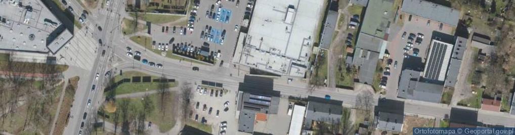 Zdjęcie satelitarne DHL POP Kaufland punkt informacyjny